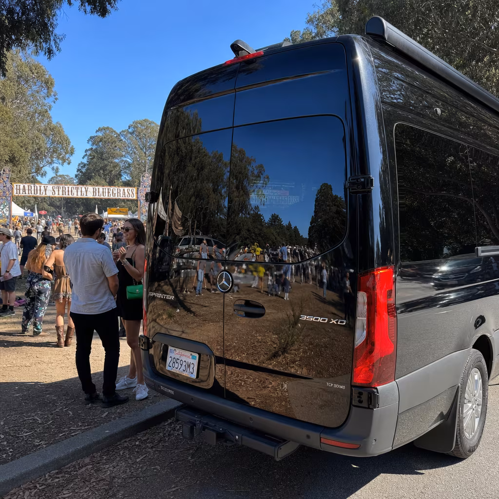 Rent a Bus to Hardly Strictly Bluegrass