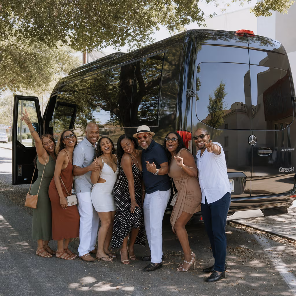 Birthday party bus