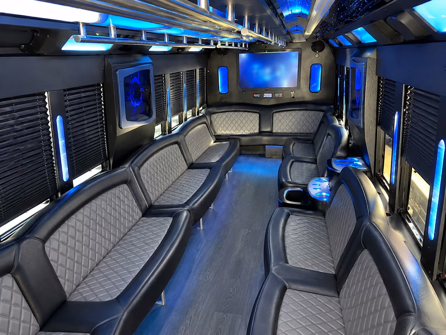 San Francisco Bachelor & Bachelorette Transportation party bus exterior