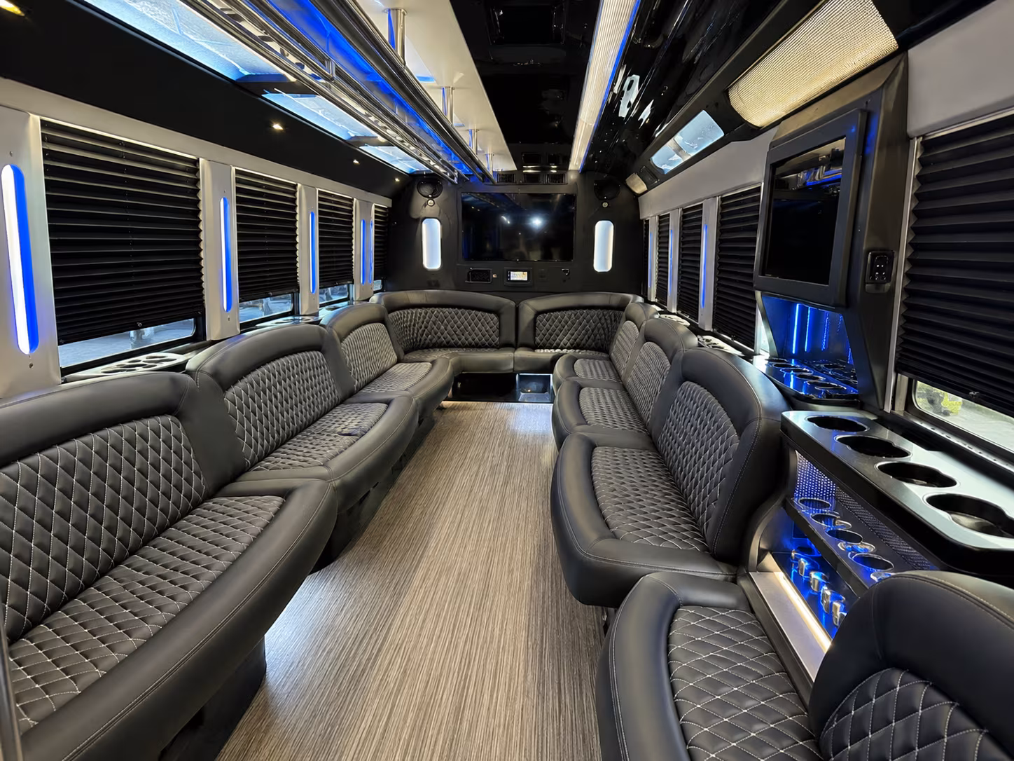 San Francisco Concert & Music Festival Transportation party bus exterior