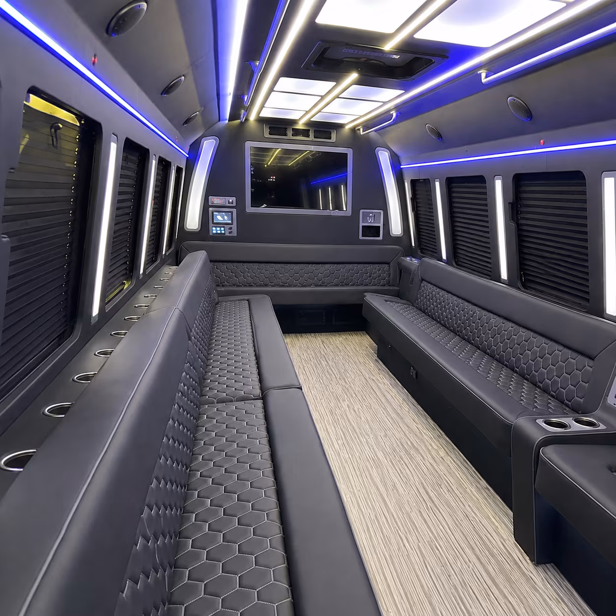 San Francisco Private Event Transportation party bus exterior