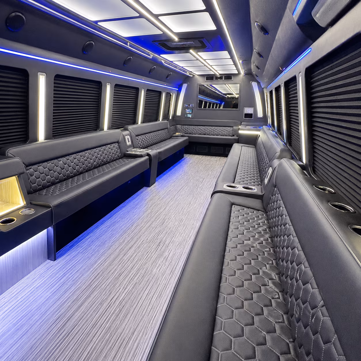 San Francisco Prom & Homecoming Transportation party bus exterior