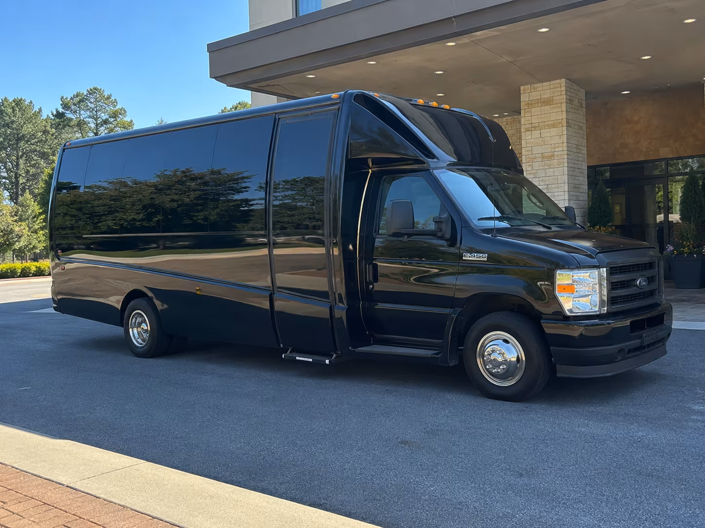 San Francisco School Event Transportation party bus exterior