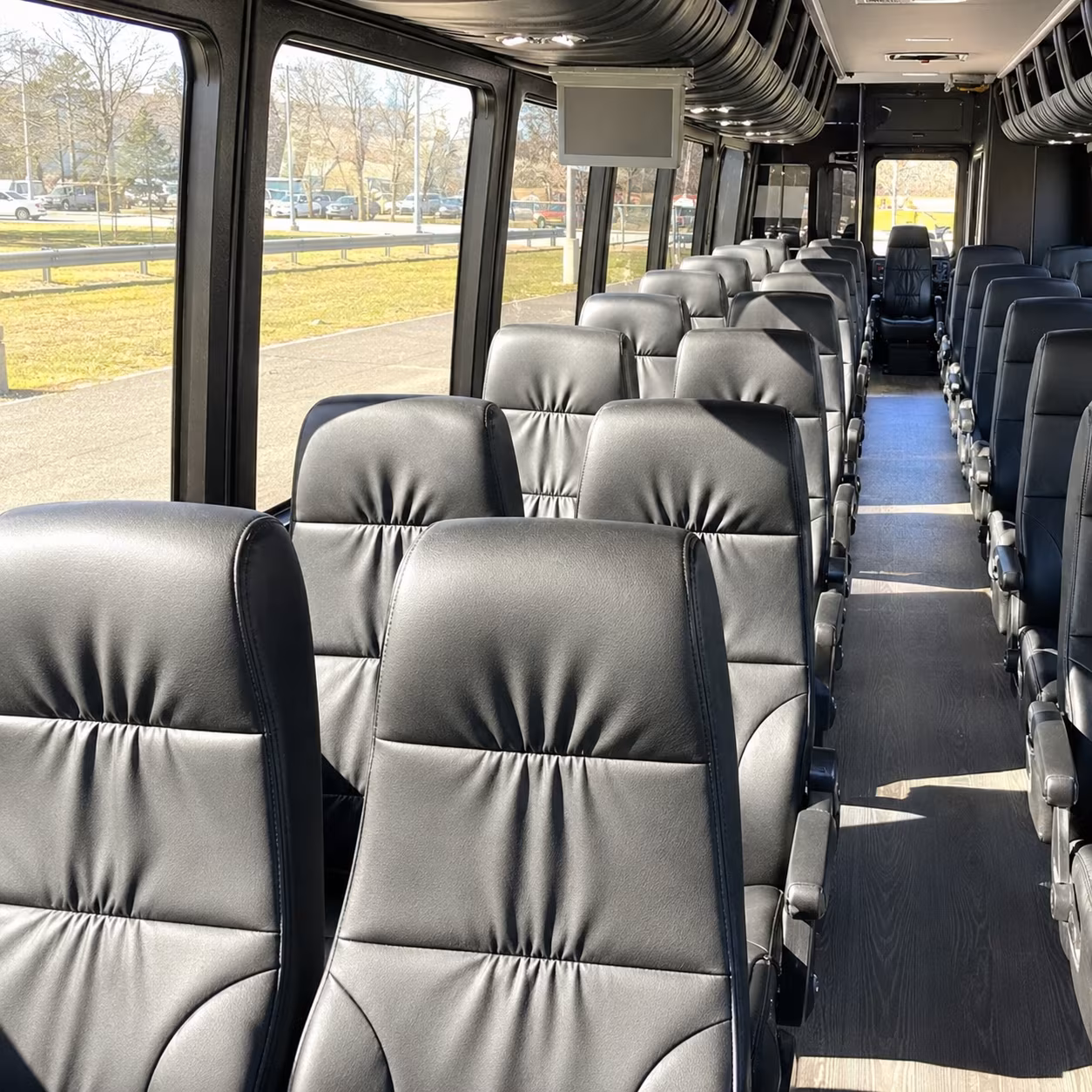 San Francisco School Event Transportation party bus exterior
