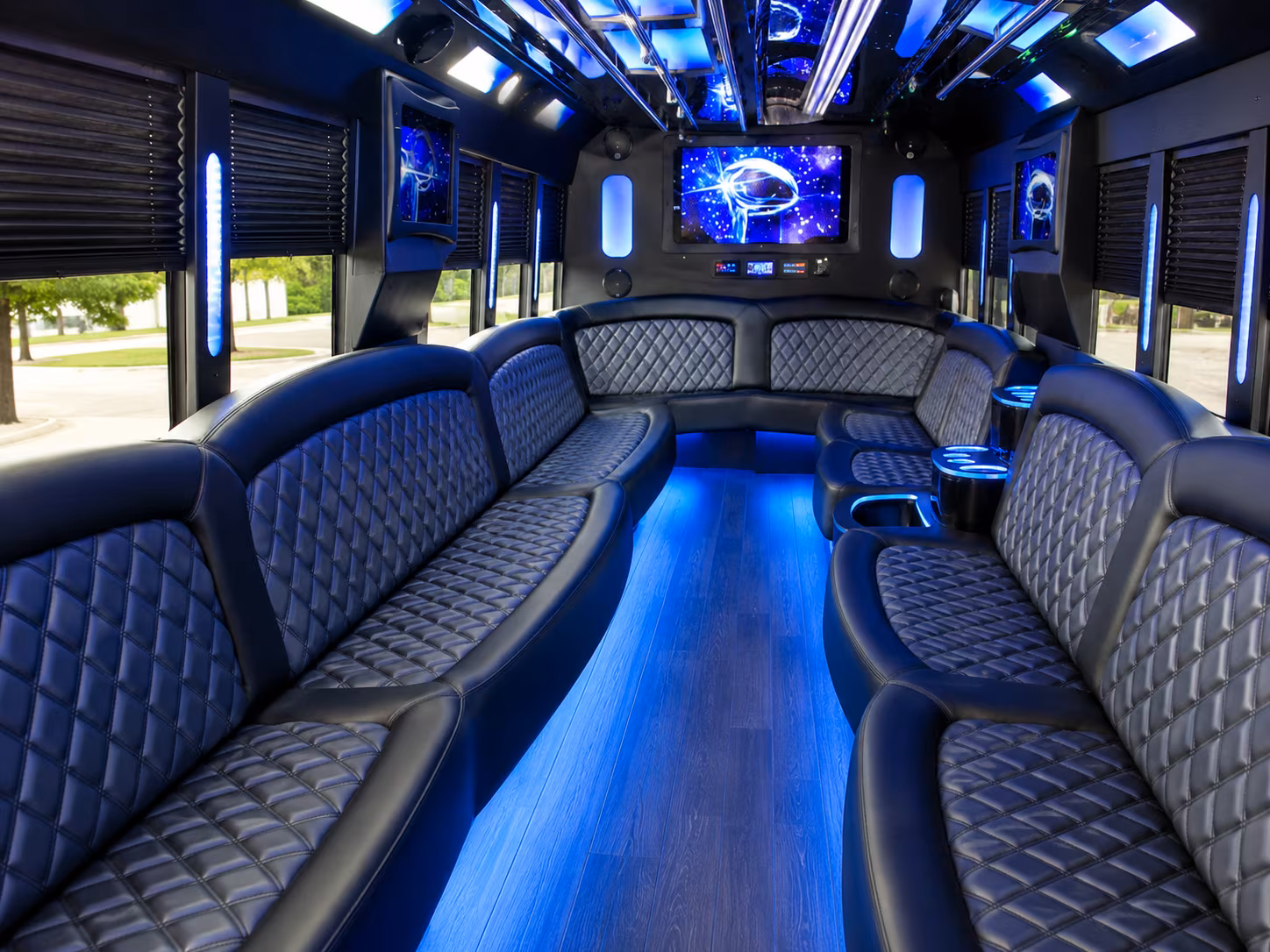 San Francisco Wedding Transportation onboard seating