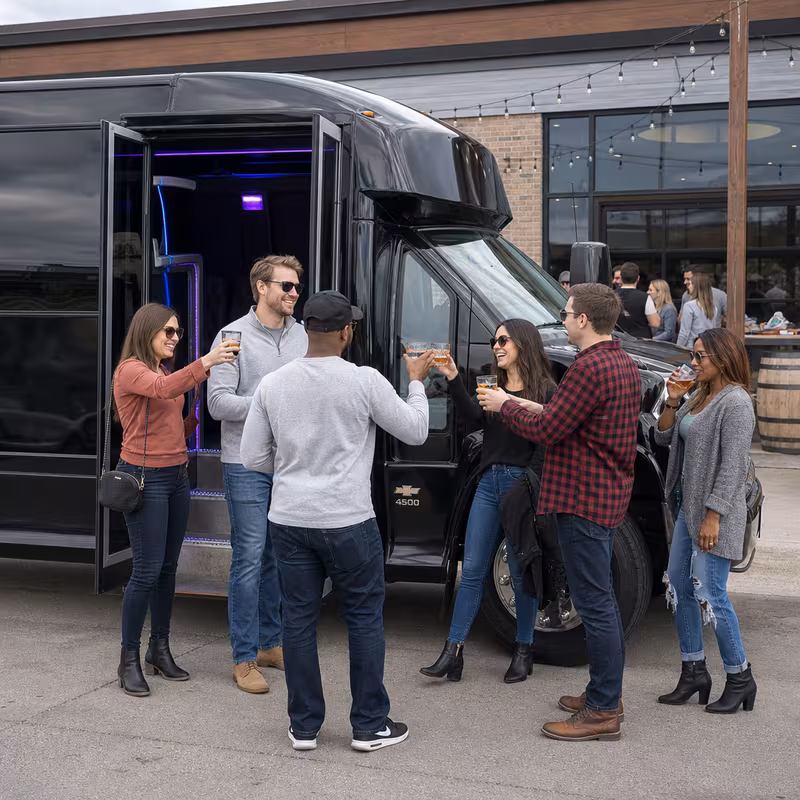 San Francisco Winery & Brewery Tour Transportation fleet vehicle